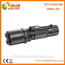 Factory Supply Aluminium Outdoor Tactical Strobe Usé Handheld XPE R3 Cree Tactical Strobe High power led Torch with Clip